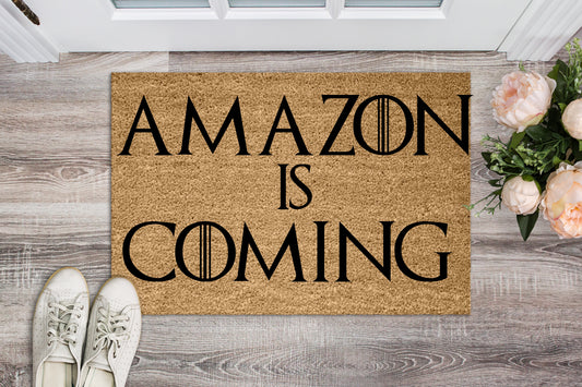 Amazon Is Coming Sisal Door Mat