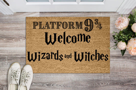 Platform 9 3/4 Sisal Door Mat